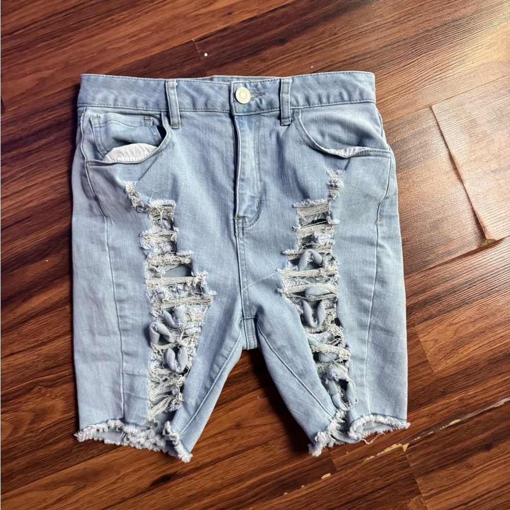 Rue21 Light Blue Denim Shorts